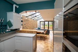open plan space